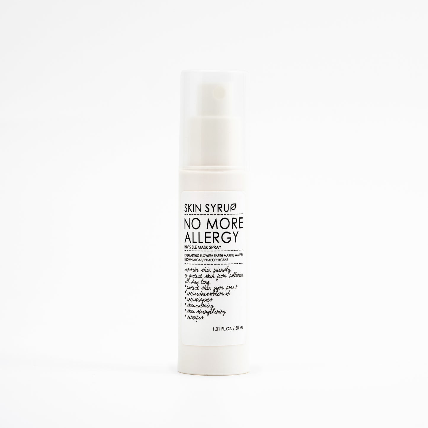 No more allergy invisible mask spray