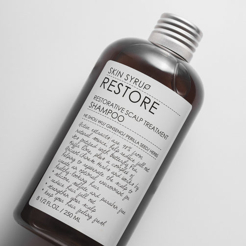 Restorative scalp treatment shampoo