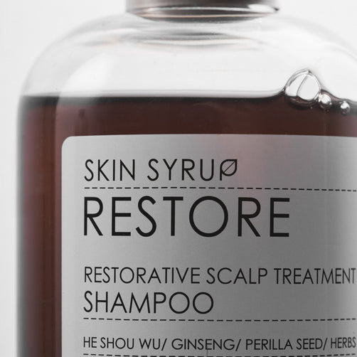 Restorative scalp treatment shampoo