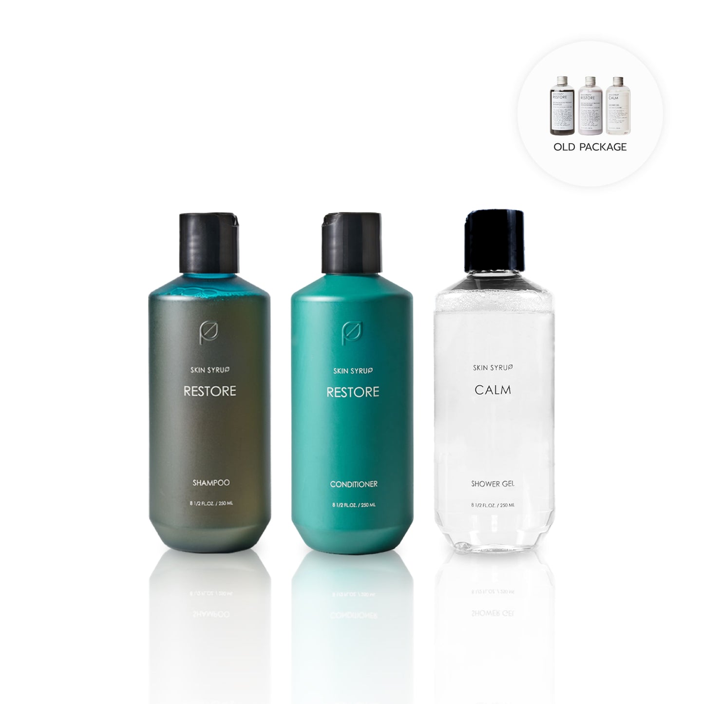 [NEW] SET A – HAIR CARE & SHOWER GEL (L) เซ็ตแชมพูครีมนวดและเจลอาบน้ำจากสารสกัดธรรมชาติ 100% จาก SKIN SYRUP