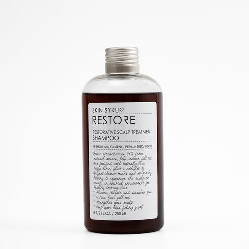 Restorative scalp treatment shampoo