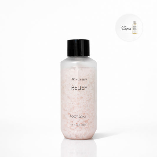 [New] Relief Foot Soak เกลือสมุทรแช่เท้าผสมใบชากลัด จาก SKIN SYRUP
